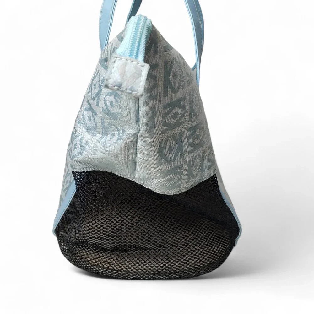 Small Dog Carrier With Shoulder Strap Geo‎ Pattern Mesh Walls